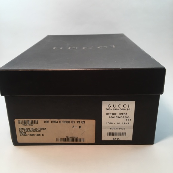 Gucci Suede Heeled Sandals Size 8 - Picture 16 of 16